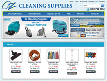 Tablet Screenshot of ozcleaningsupplies.com.au